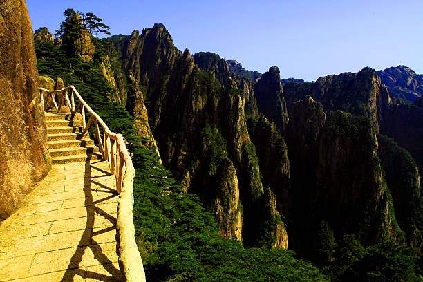 huangshan scenc huangshan scenc huangshan mountains stock pictures, royalty-free photos & images