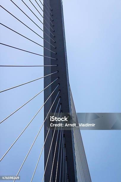 Frammento Di Un Ponte - Fotografie stock e altre immagini di Acciaio - Acciaio, Architettura, Blu