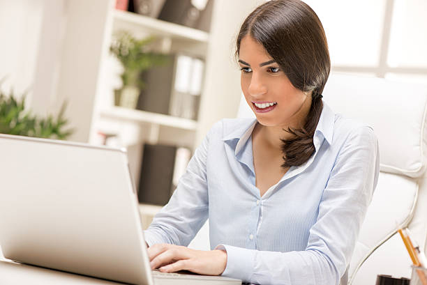 istock Businesswoman Working On Laptop 476601132