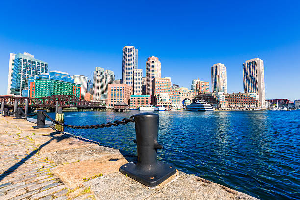 istock Boston skyline from Fan Pier sunlight Massachusetts 476603908