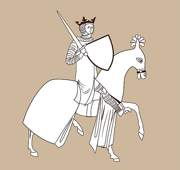 istock Rider. Rider Medieval. King On Horseback. Vector Rider. 476604656