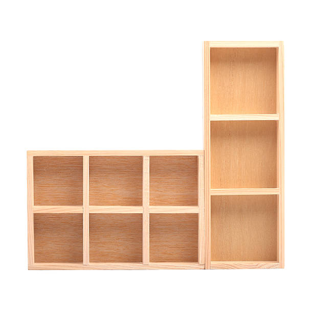 istock wood shelves isolated on white background 476604940