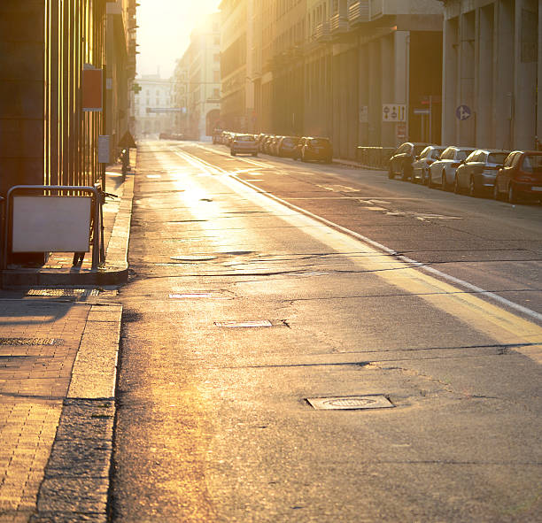 istock City street at dawn 476605318