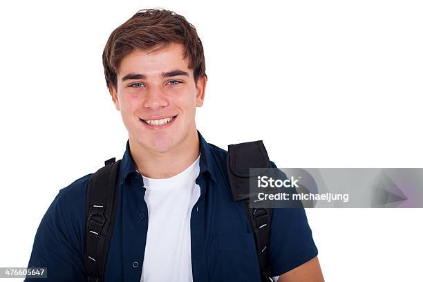 Retrato De Jovem Sorridente Bonito Rapaz Adolescente - Fotografias de stock e mais imagens de Aluno da Escola Secundária