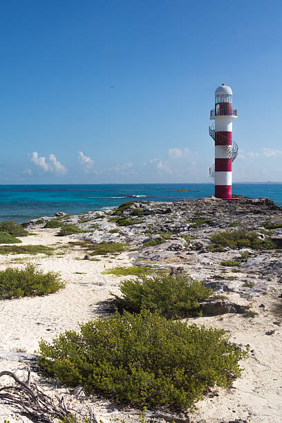 istock Lighthouse in the Carribean sea 476605764
