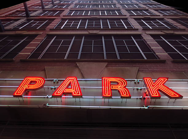 istock Parking Lot Neon Sign 476605812