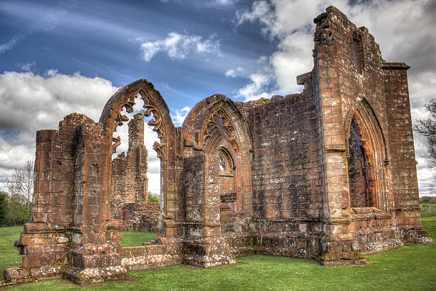 istock Lincluden Collegiate Church South View Sunbeams HDR 476608100