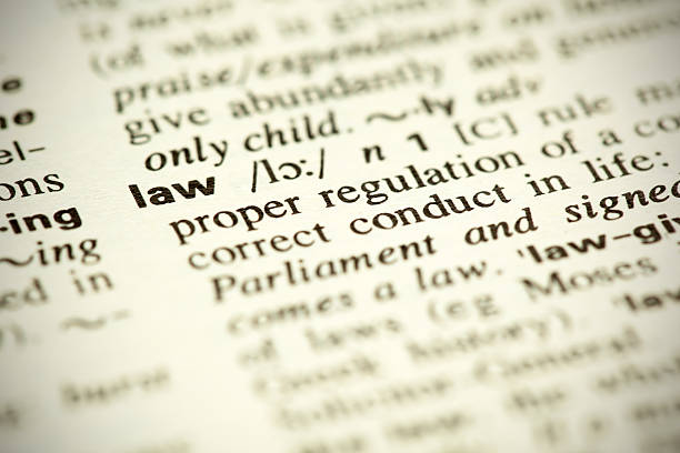 istock Dictionary definition of the word Law 476609815