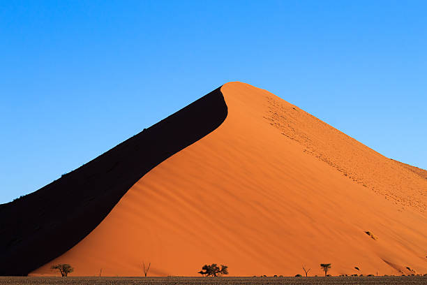 デューン 45 - landscape panoramic kalahari desert namibia ストックフォトと画像