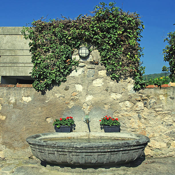 istock Medieval stone water fountain 476612904