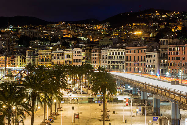 istock Genoa by night, Italy 476613346