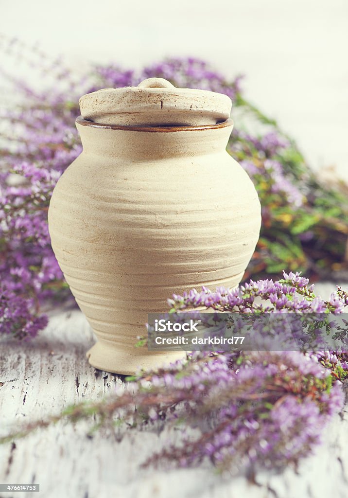 Clay pot e urze - Foto de stock de Arte e Artesanato - Assunto royalty-free