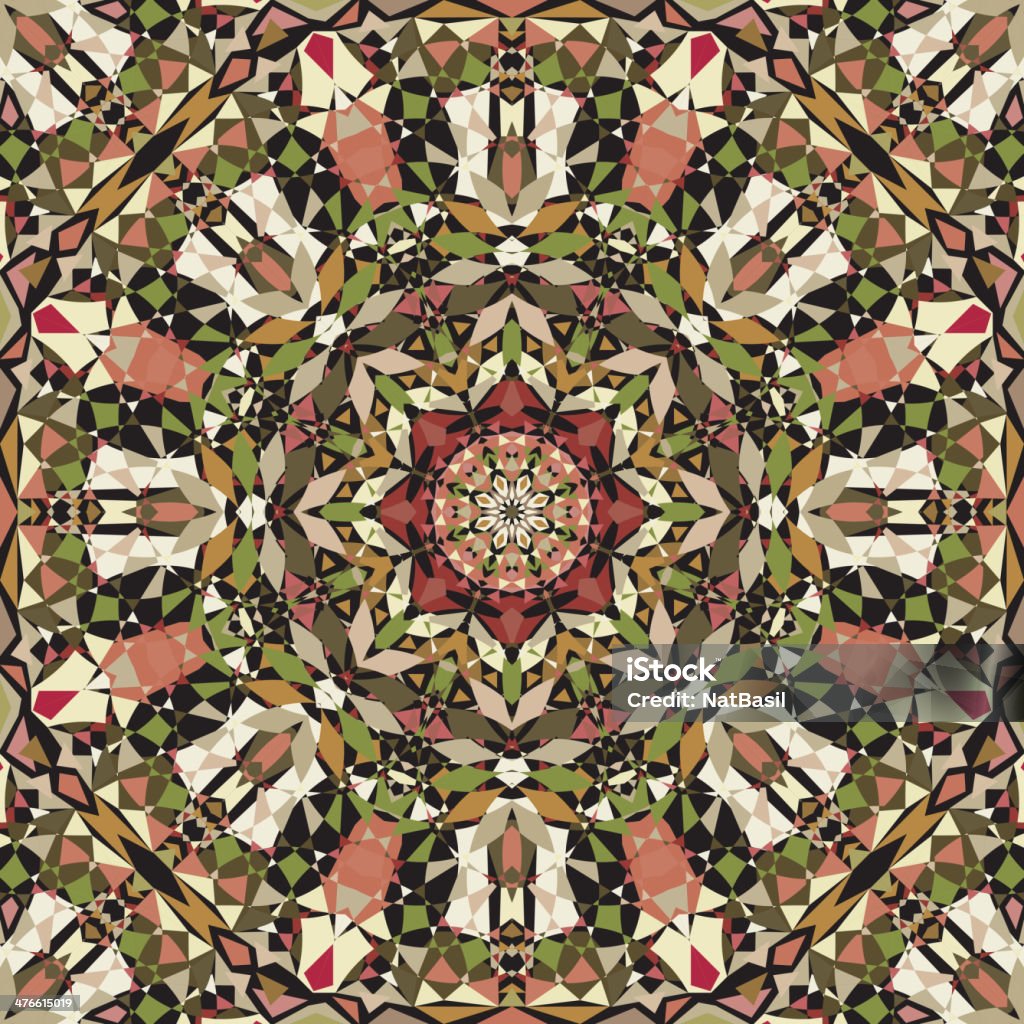 seamless pattern di Caleidoscopio - arte vettoriale royalty-free di Astratto