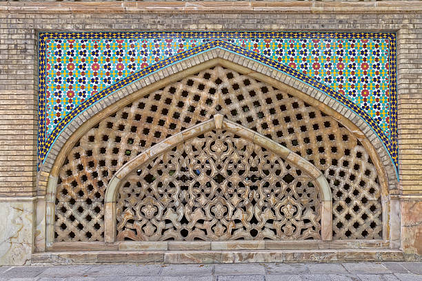 istock Golestan Palace window exterior 476619276