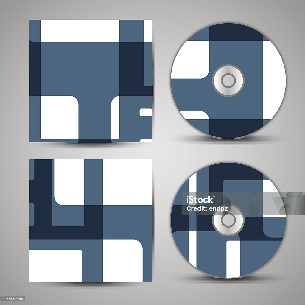 Vecteur de couverture de cd pour votre design - clipart vectoriel de Abstrait libre de droits