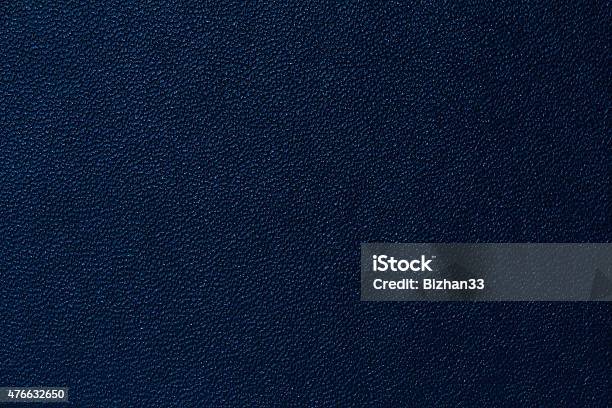 Deep Blue Leather Texture Background Stock Photo - Download Image Now - Leather, Navy Blue, Backgrounds