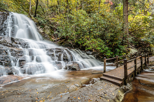 Great Smoky Mountains National Park - Laurel Falls Waterfall