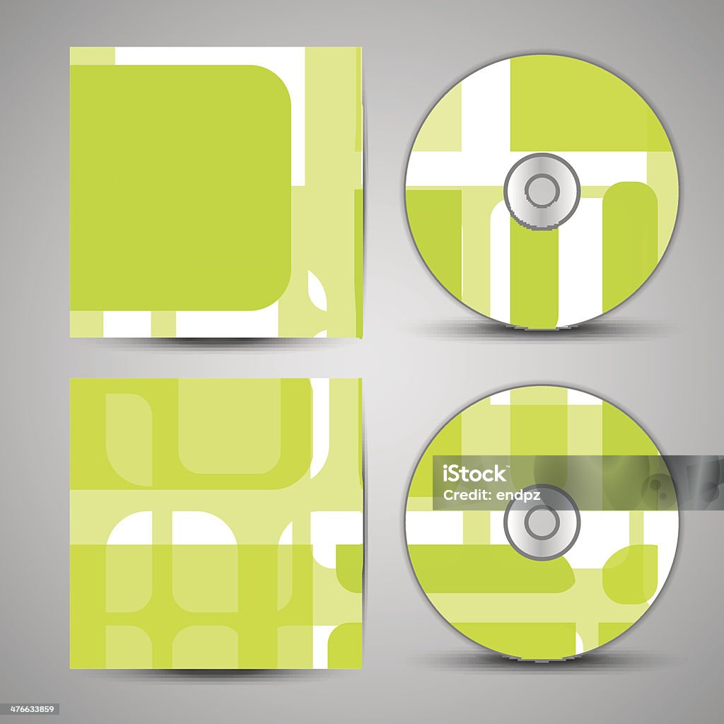 Vecteur de couverture de cd pour votre design - clipart vectoriel de Abstrait libre de droits