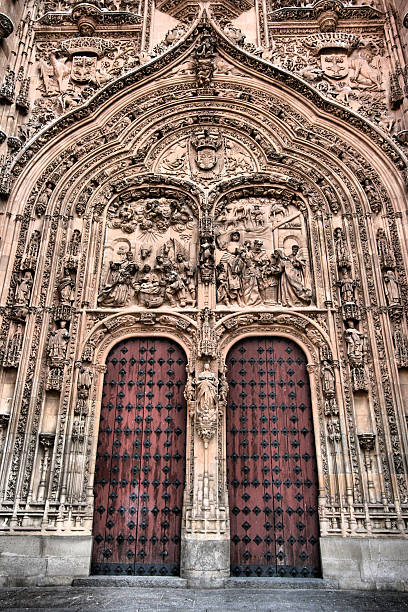 istock Cathedral door in Salamanca 476634564