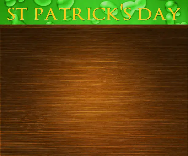 Photo of St Patricks Day Wood Background