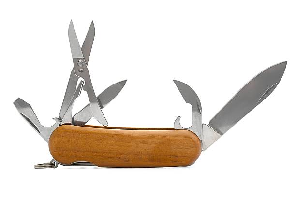 cuchilla de suiza - penknife swiss culture work tool switzerland fotografías e imágenes de stock