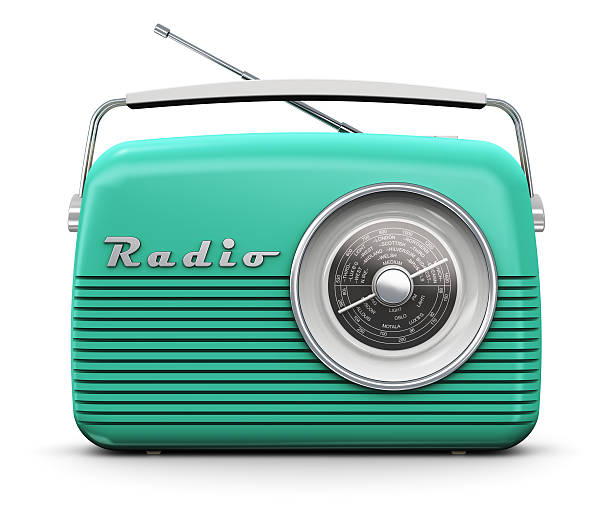 vintage radio - radio foto e immagini stock