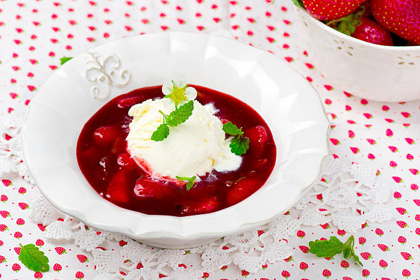 istock berry dessert with strawberry and ice cream 476637994