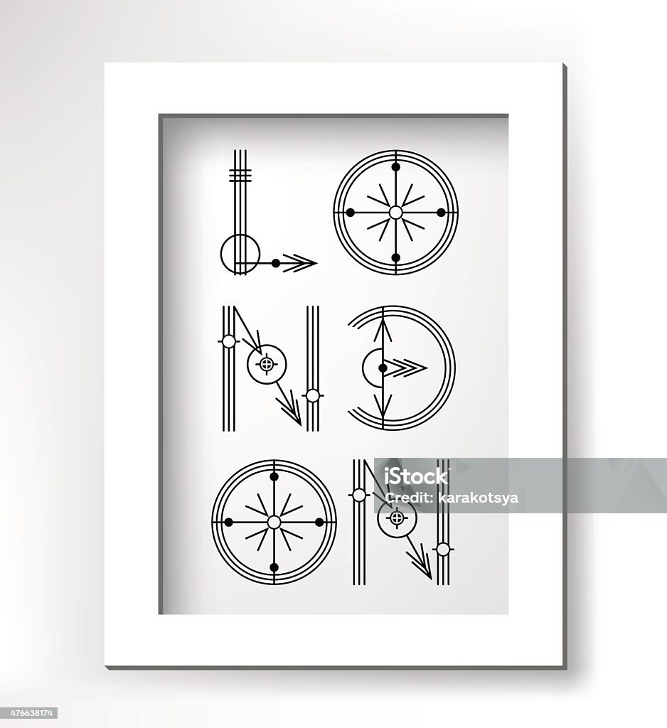 London Lettering White London Creative Type Lettering In White Minimalistic Frame Stock ...
