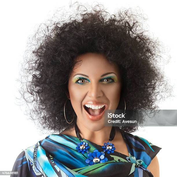 Rosto De Modelo De Moda Sexy Com Makeup Estilo Africano - Fotografias de stock e mais imagens de Adulto
