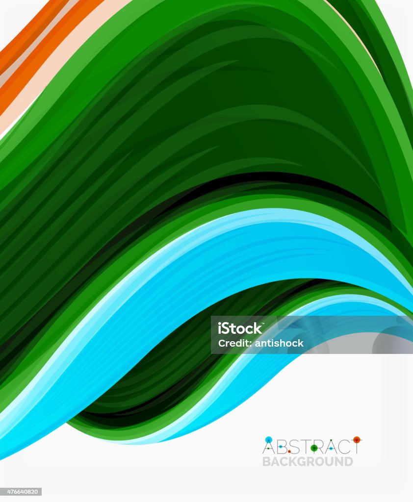 Solid Wave Background Abstract Realistic Solid Wave Background Stock Illustration - Download ...
