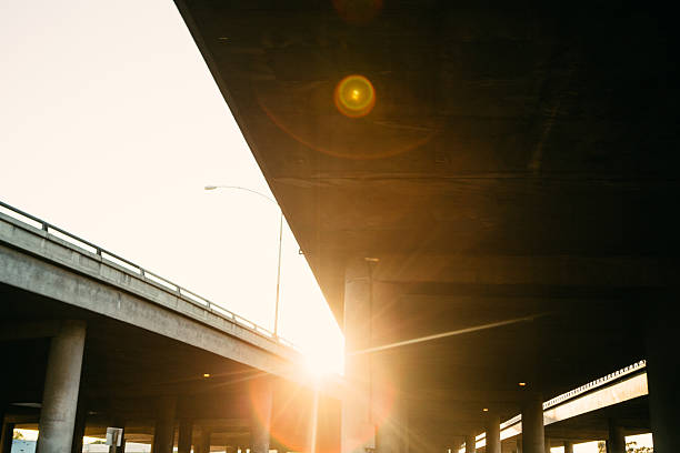 istock Los Angeles Overpass and Sun Flare 476640960