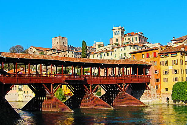istock Wooden bridge in Bassano del grappa 476642510