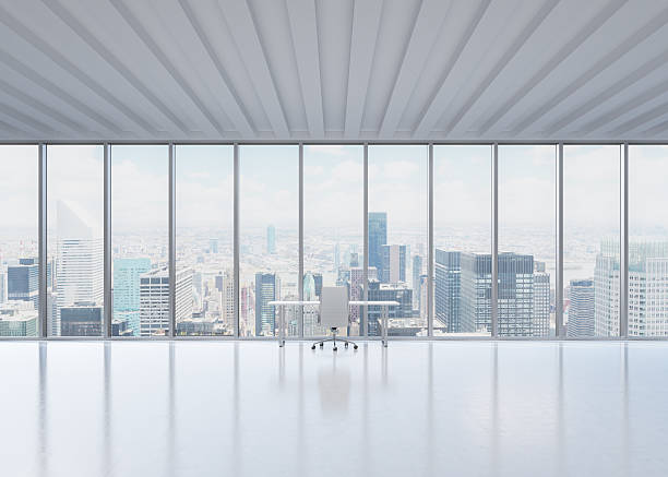 istock workplace in a modern panoramic office in New York City. 476642718