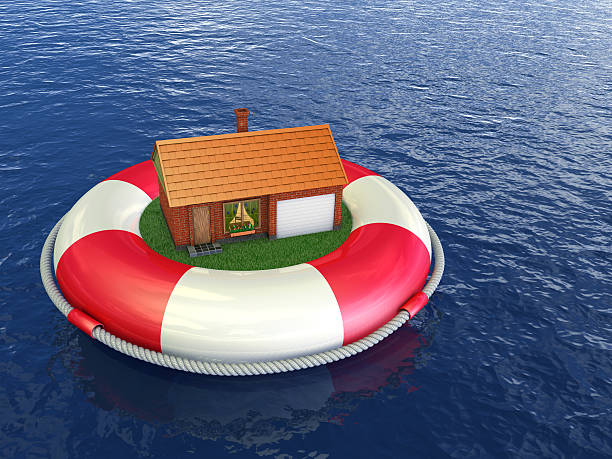 istock cozy house on lifebuoys 476642766