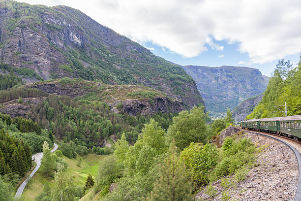 istock Flam Mountain Railway 