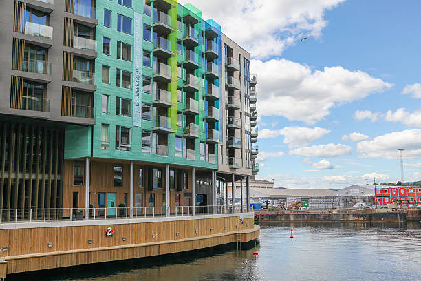 istock Modern buildings, Aker Brygge district, in Oslo, Norway 476645760