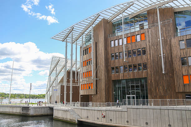 istock Modern buildings, Aker Brygge district, in Oslo, Norway 476646478