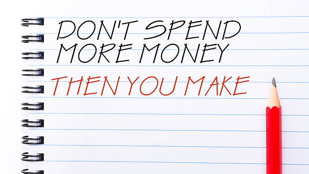 istock Do Not Spend More Money Then You Make 476646960