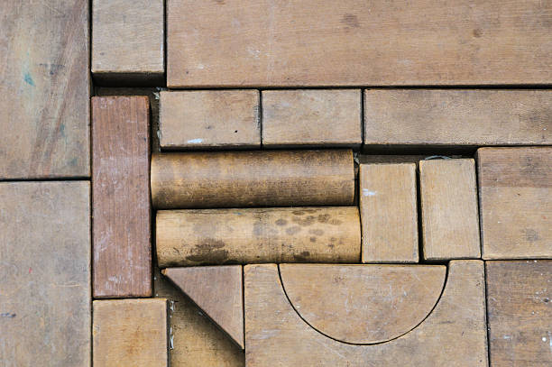 istock Old Wooden Building  Blocks 476658402