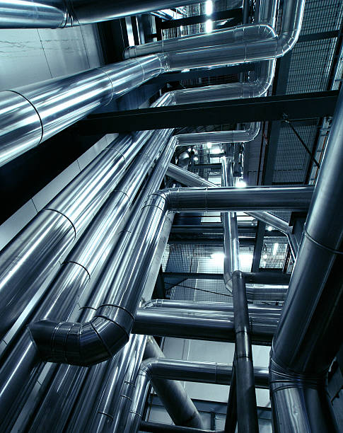 istock industry, pipeline construction, power, water, industrial, plant 476658554