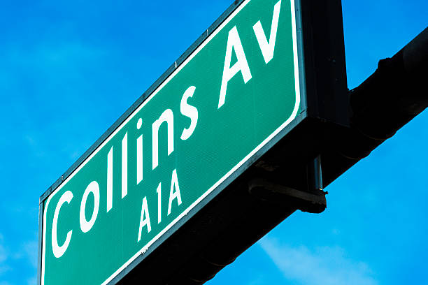 istock Miami Beach Collins Avenue A1A Street Sign 476659678