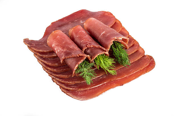 istock Dried Pork slices isolated 476661896