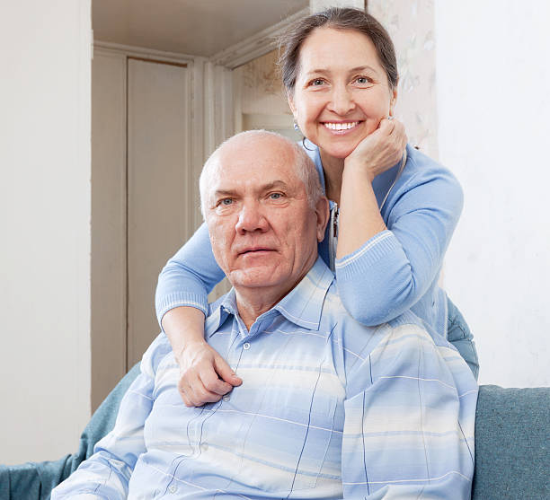 istock cheerful mature woman with  husband 476662705