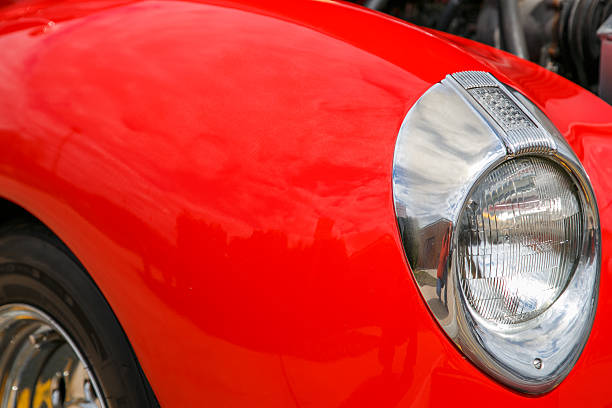 istock headlight of a vintage car 476662812