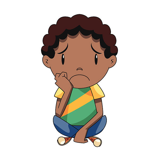 Sad Child Stock Illustration - Download Image Now - Child, Sadness, Boys -  iStock