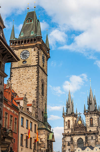 istock Astronomical clock & Tyn Church in Prague 476666424