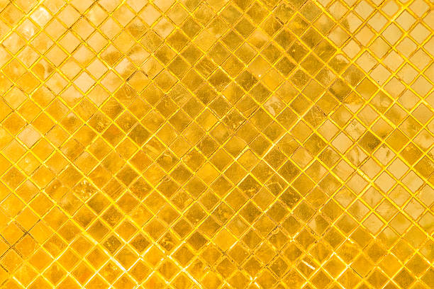 istock Golden mosaic background 476669364