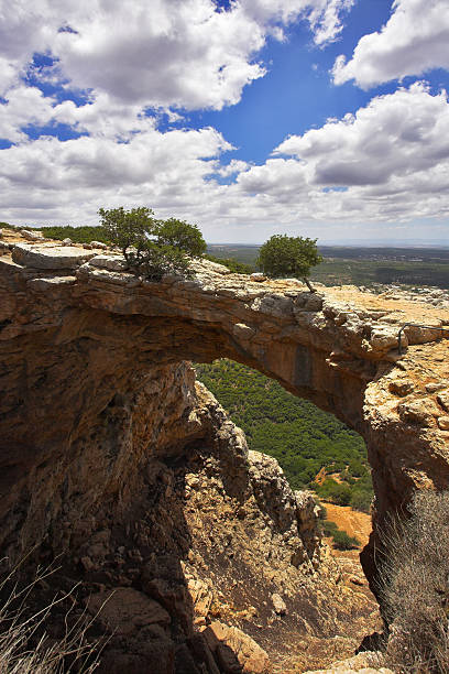 istock Cave and the natural bridge in mountains 476673512