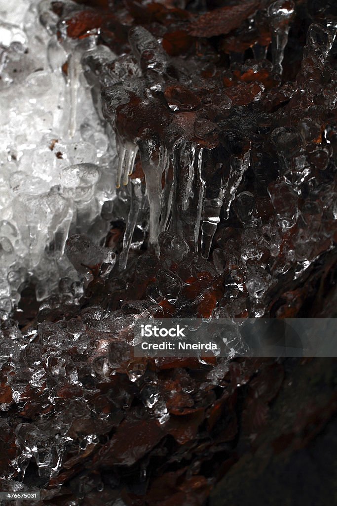 macro di ghiaccio - Foto stock royalty-free di Acqua
