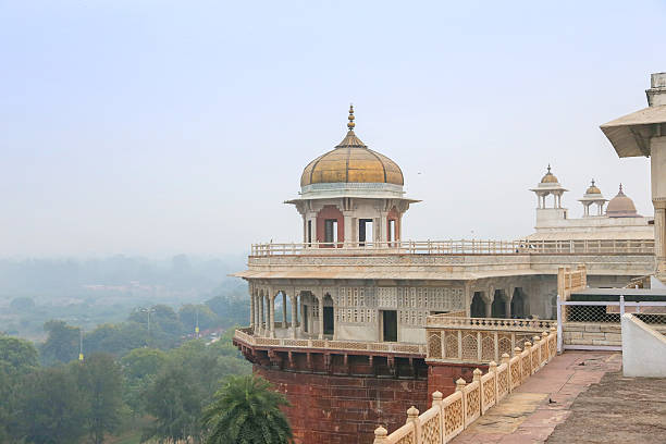 istock White marble palace, Agra fort, India 476677732